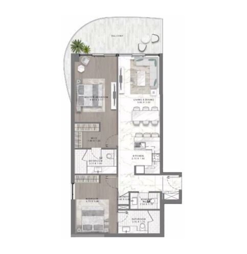 2 Bedroom